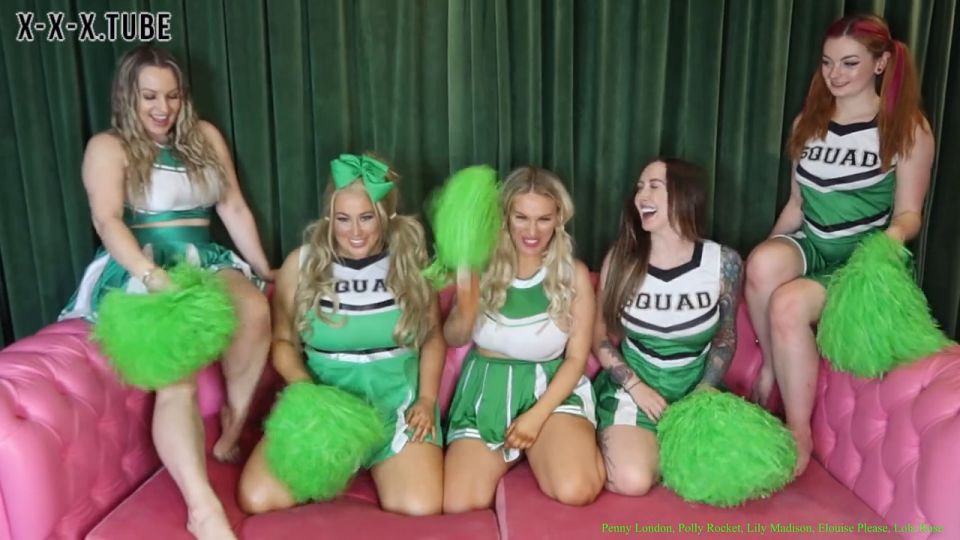  Lulublue x   bigtits Lulublue X Cheerleader Lesbian Orgy Fuck