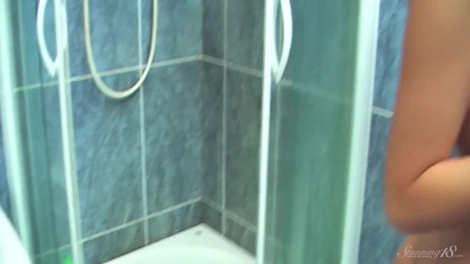 Shower Dildo Masturbation - Teenage