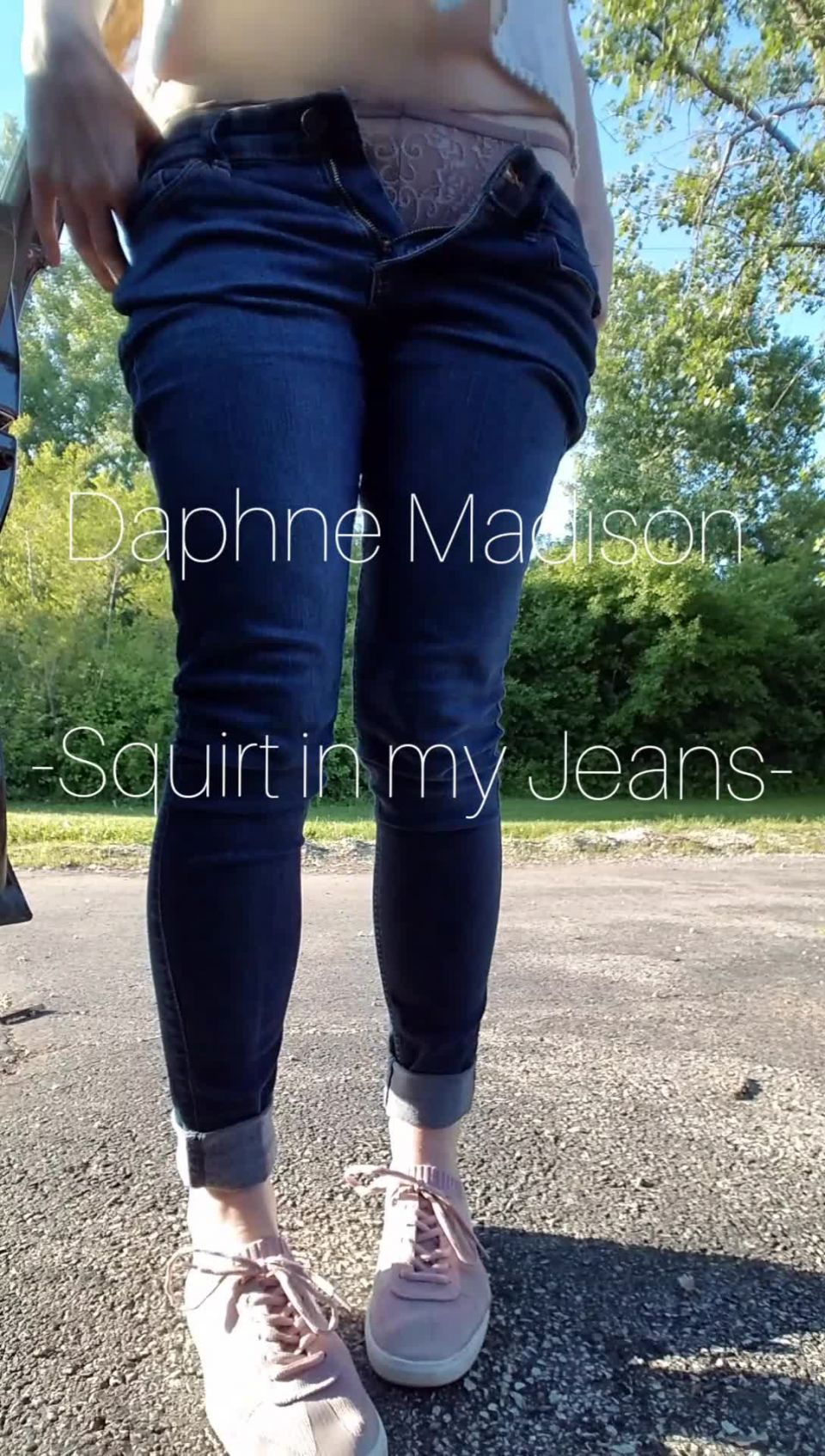 free online video 6 fisting after creampie Redhead Squirts Outside In Jeans – Daphne Madison, squirt on squirt