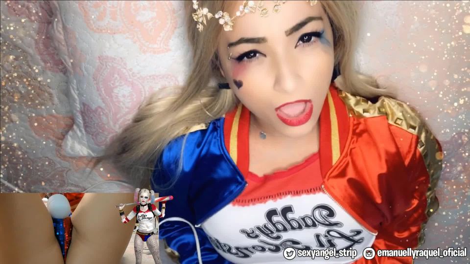 PHEmanuelly RaquelHarley Quinn Beautiful Agony HITACHI Female Orgasm - 1080p