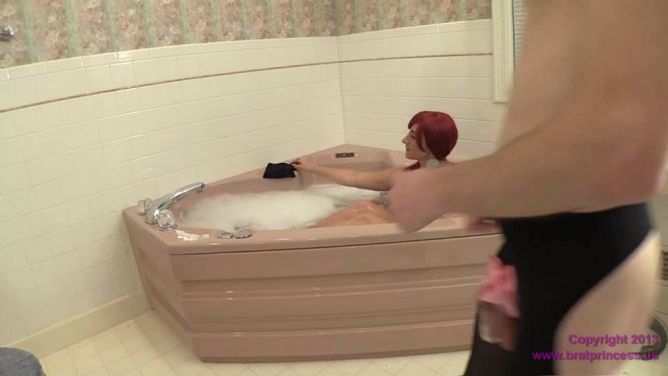 Amadahy (Sissy Danni in Chastity Serves Princess in Bath...