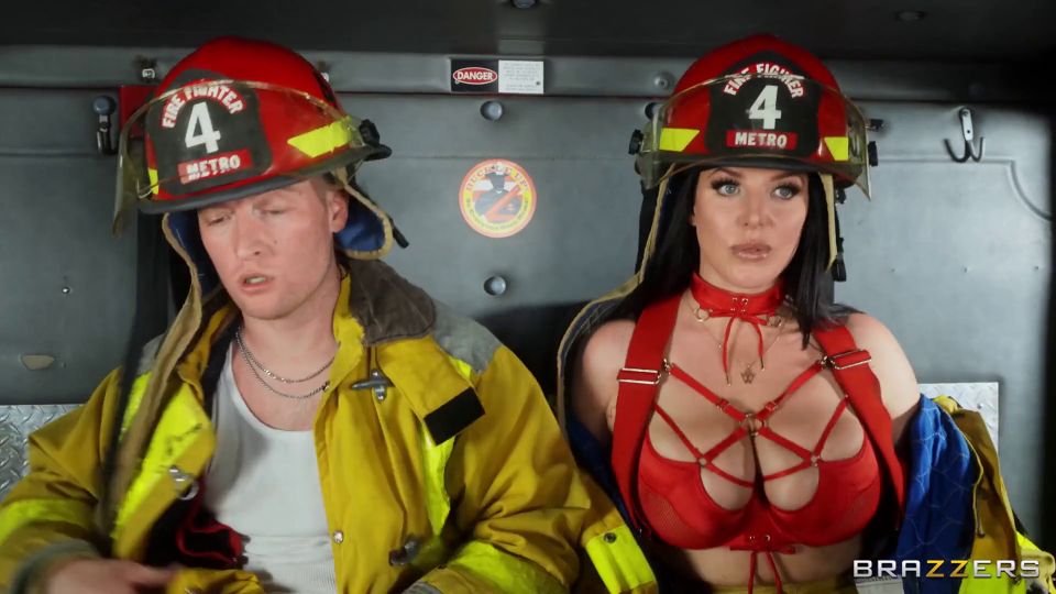 6211 Angela White - Firefighter Angelas White Hot Squirt   