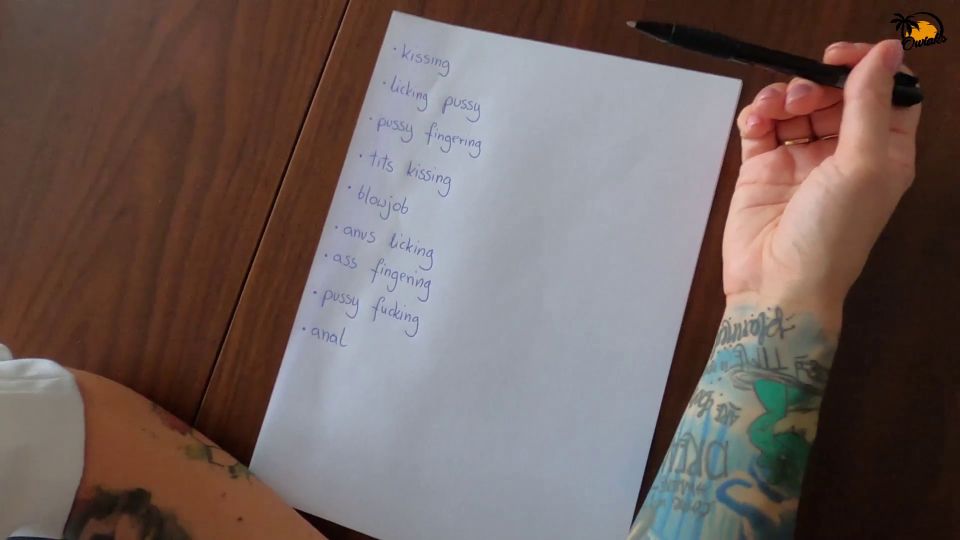 Schoolgirl Shows Her Stepdad A Fuck List Before Exam. He Fucks Her In Many Ways 1080p