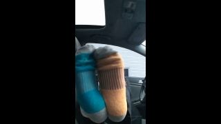 fetish Sloans Paws Sloans Paws aka sloan_paws - 10-07-2019 OnlyFans Video - A little sock strip in the parking lot video