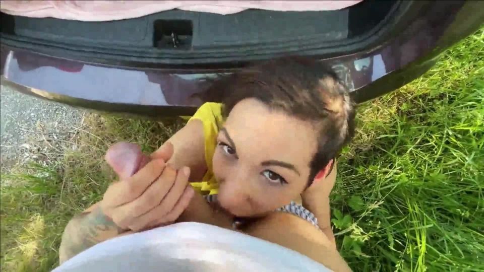 xxx video clip 49 Lola-Roxx - Cocksucking Outdoor - Spermagieriges Luder , pornhub hardcore on german porn 