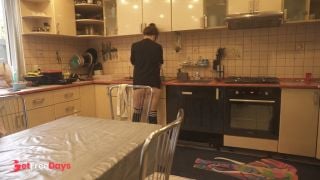 [GetFreeDays.com] Sexy dressed wife preparing food in the kitchen Porn Film May 2023