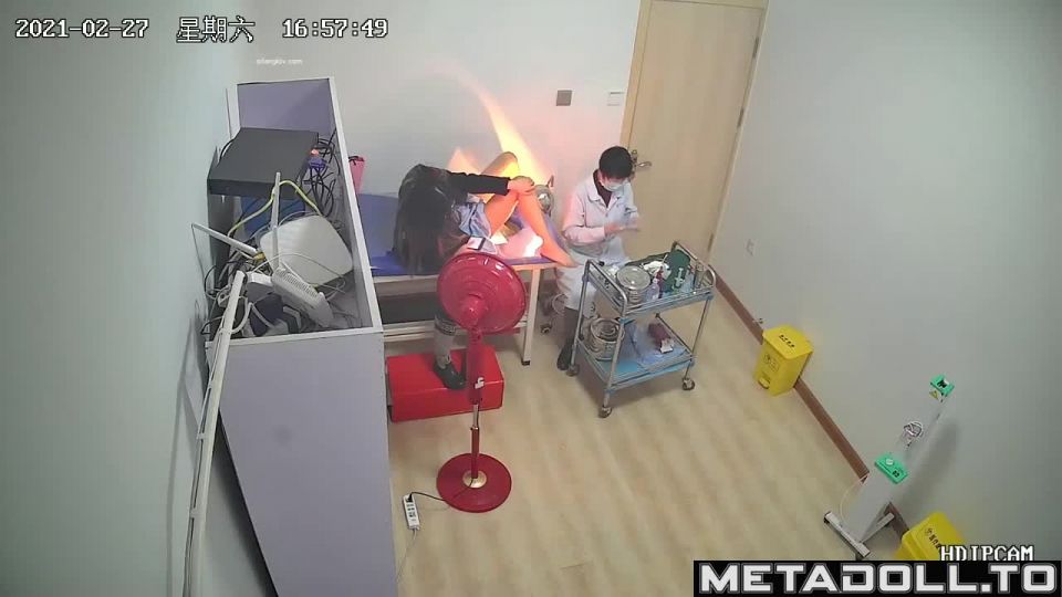 Metadoll.to - Real hidden camera in gynecological cabinet 22