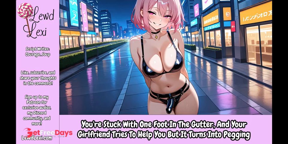 [GetFreeDays.com] Youre Stuck In The Gutter, And Your Girlfriend Tries To Help You But It Turns Into Pegging Audio Sex Stream May 2023