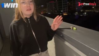 [GetFreeDays.com] girl gave a blow job to her neighbor on the porch balcony Porn Video December 2022