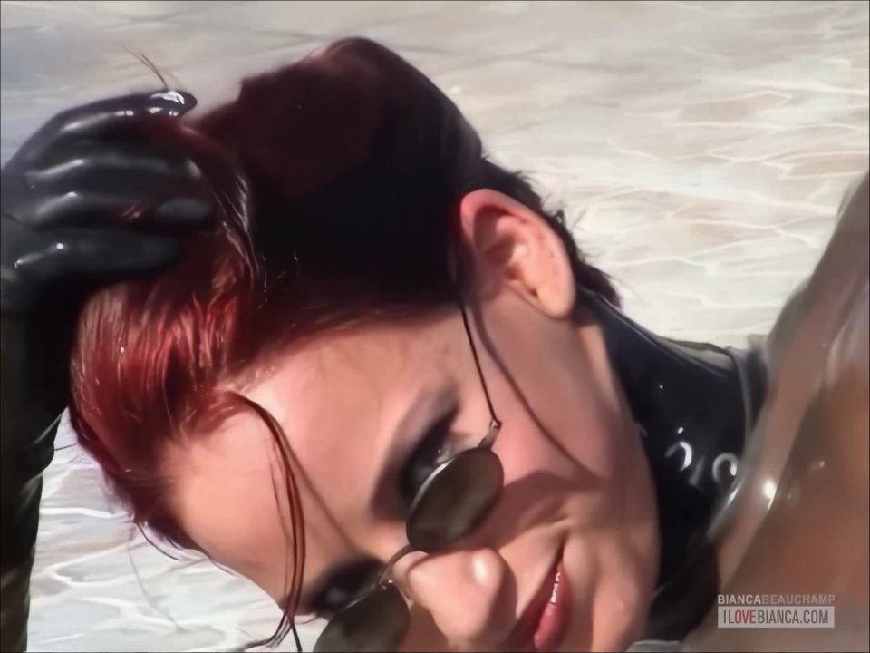 Clear Black Catsuit in Jamaica P1.