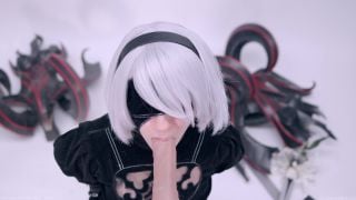 adult video 39 femdom fetish Lana Rain – Interactive Video – 2B Ravaged – NieR, femdom pov on masturbation porn