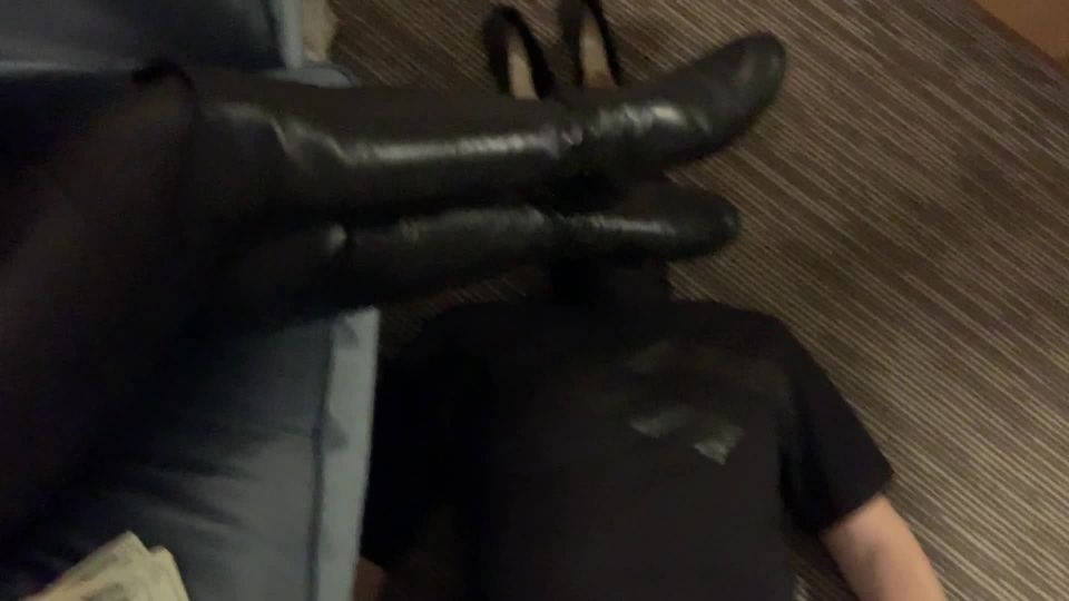 sweet femdom femdom porn | findomchristine  Leather boot licking clip | findomchristine