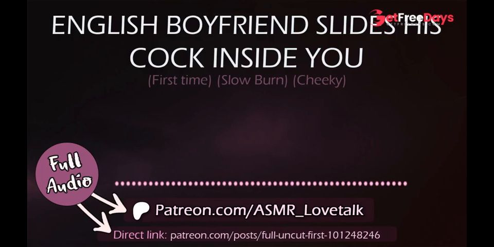 [GetFreeDays.com] English Boyfriend slides his Cock inside You first time AUDIO Porn for women Sex Film March 2023