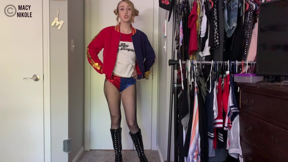 free xxx video 12 Macy Nikole - Harley Quinn Humiliates You on femdom porn enema fetish