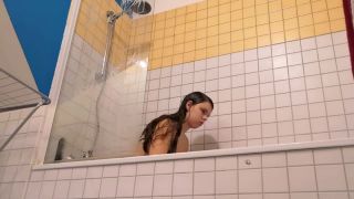 adult xxx clip 22 Nice hairy teen shaving armpits in the shower. hidden cam on teen 