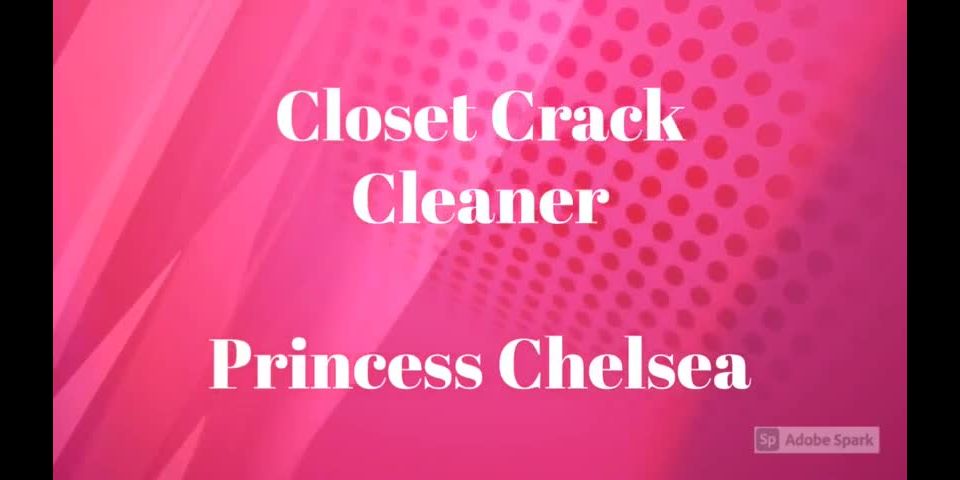 Closet Crack Cleaner facesitting Princess Chelsea