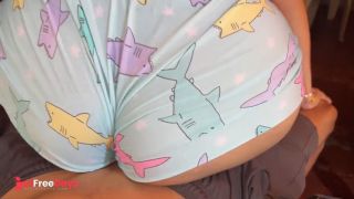 Nympho neighbor shakes her big ass, wants a cock in her tight pussy