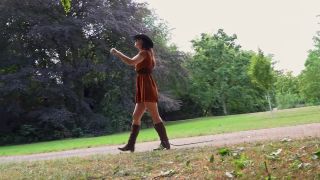 Femdom porn  FemdomFoto - Lady Iveta Delivers Overhead Strikes in German Scene  Punishment 