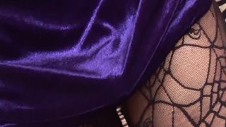 Ladyboy in her crotchless body stocking getting extensive anal fucking