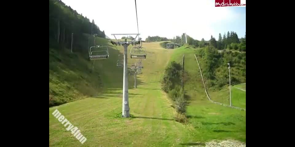 Mer4FunMegMDH Auf der Seilbahn geblasen und geschluckt