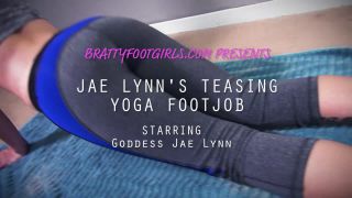 Goddess Jae Lynn - Jae Lynn's Teasing Yoga Footjob Video...