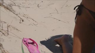 M@nyV1ds - Natalie K - beach dogging stranger cums over my tits