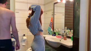 online clip 5 Petite Princess FemDom - Redhead Girl Brushes Her Teeth and Spits in Slave's Mouth - Amateur Femd... on amateur porn shrinking fetish