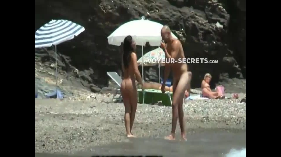 Big pretty ass spied on a beach