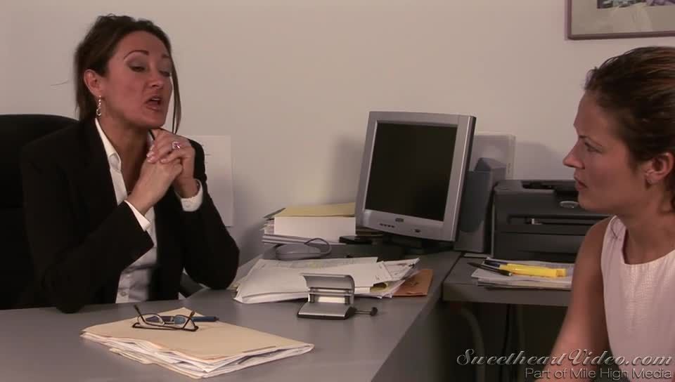 Lesbian Office Seductions BigTits