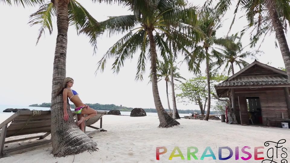 ParadiseGFs – Valentina in Skinny Blonde Russian Enjoys Bikini Sex in Resort Cabana,  on blonde porn 