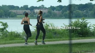 Sexy joggers spotted in the park