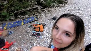 BunnyBlonde - Public Sex At The Creek - Nearly Got Caught  on big tits xhamster amateur