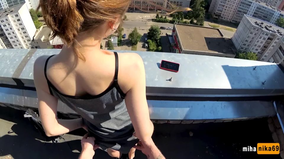 free adult video 12 hands on hardcore porn MihaNika69 Amateur Sex On The Roof, mihanika69 on hardcore porn