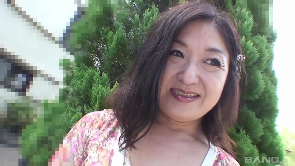 Chiyo Yamabe Gets Creampied In Her Hairy Granny Pussy!