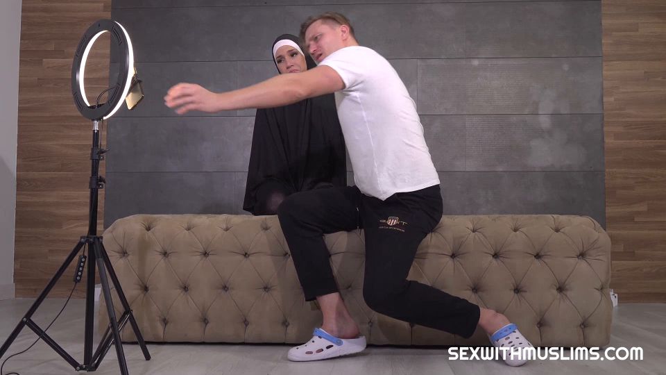 Sex With Muslims with Megan Love in Bitch in hijab likes to show off - E293.