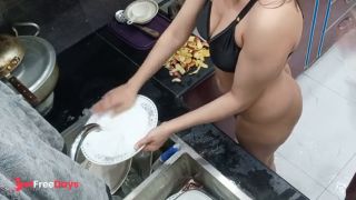 [GetFreeDays.com] Desi Housewife Working Nude And Having Sex in Kitchen With Her Husband Adult Clip November 2022