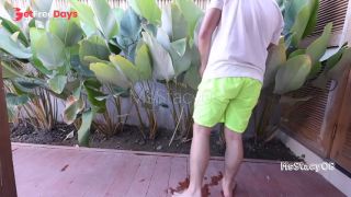 19yo Cheating Pinay Wife gets Creampied by Gardener