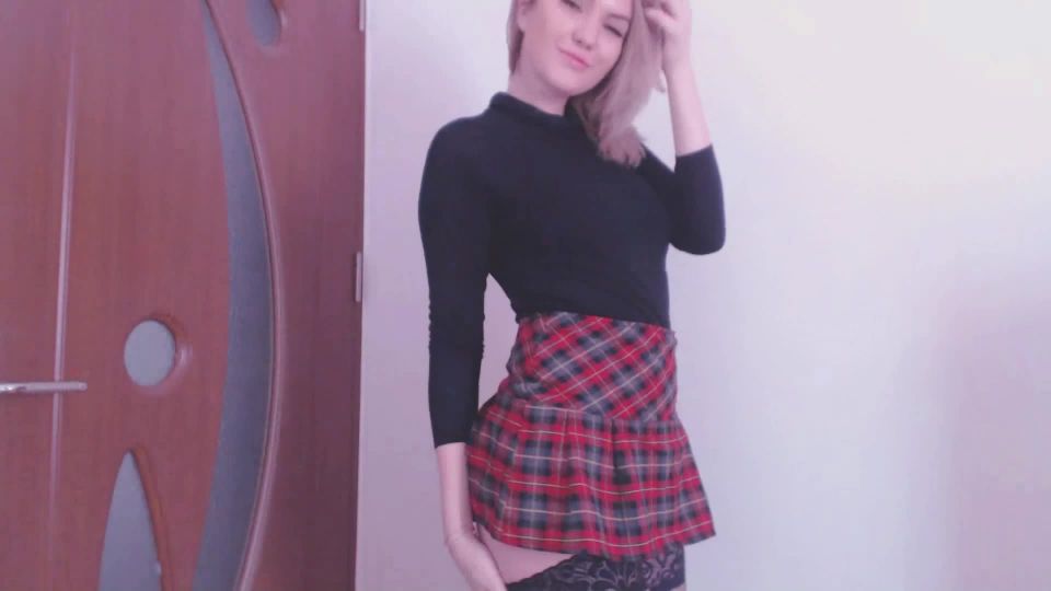 clip 18 Carly Queen in woship my ass in my Schoolgirl skirt 21.08.2020 - fetish - femdom porn small penis femdom