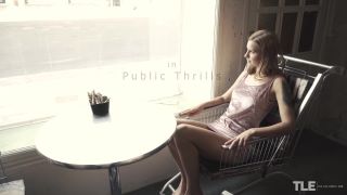 Lara A - Public Thrills 2 - Breast holding