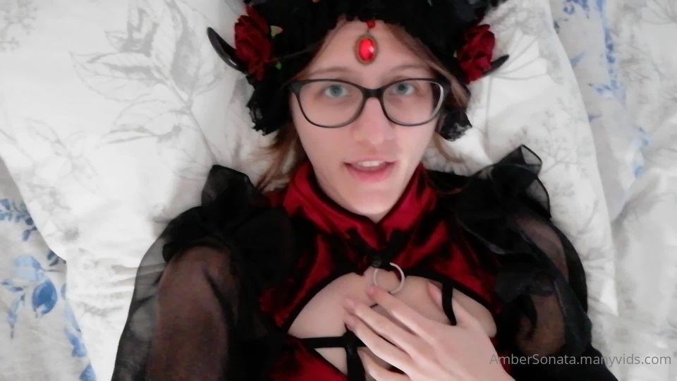 Ambersonata - hand held missionary style in the succubus costume happy halloween eve p 30-10-2021.