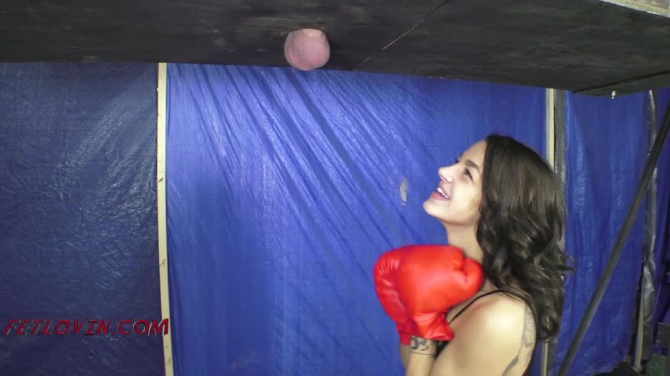 adult clip 39 cougar bdsm Ballbustin &Amp; Foot Lovin Cum Boxing 2, boxing on fetish porn