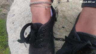 free xxx video 35 Leonie – Shoe tease. White ped socks tease. Sockjob / footjob. Cum on feet – Shoes Socks And Feet | foot | fetish porn smelly foot fetish