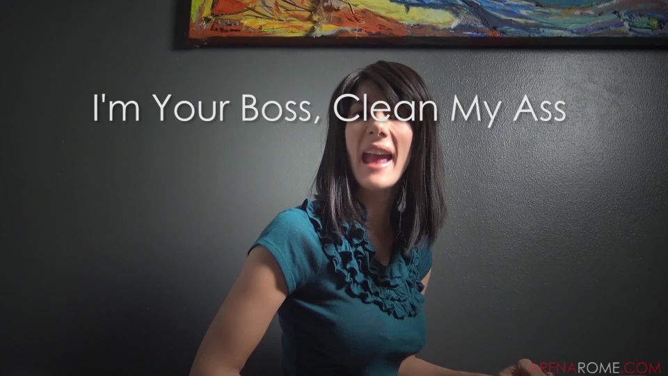 Arena Rome - Im Your Boss Clean My Ass on big ass porn best fetish sites