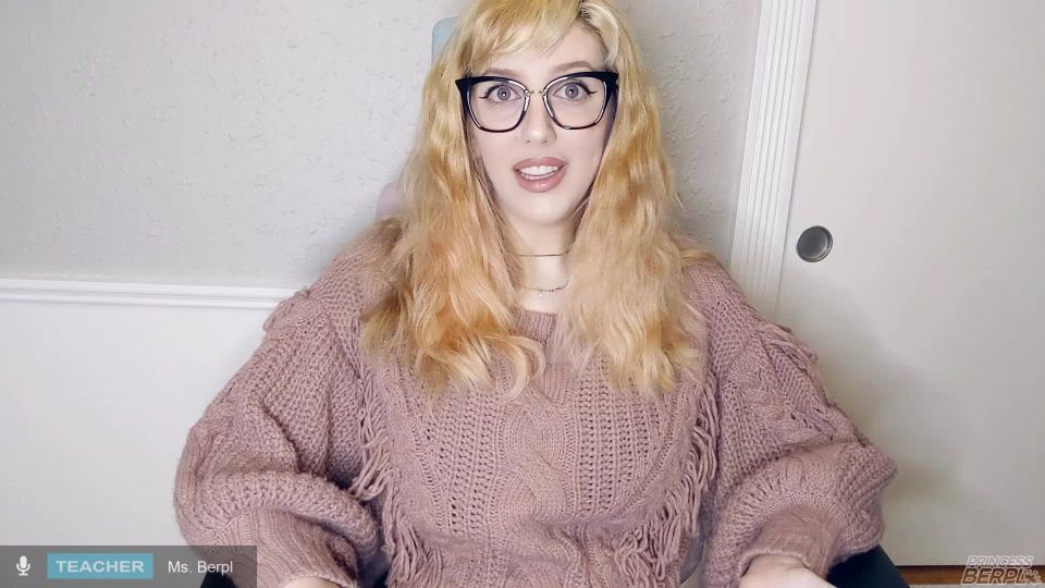 clip 38 PrincessBerpl - Sex Ed Teacher Exhibitionist  | teacher | role play glasses fetish