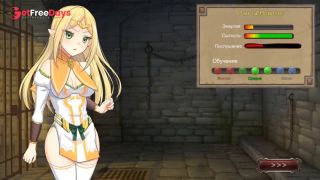 Elf sucks lords huge cock and swallows cum