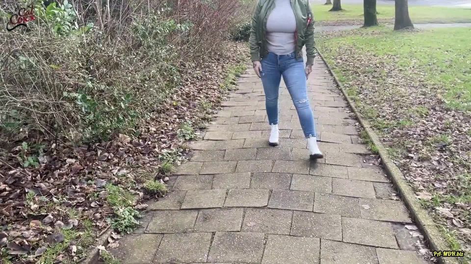 online clip 28 Cat-Coxx - Public Jeanspiss XXL NS Ladung, amateur homemade blowjob on amateur porn 