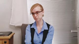 M@nyV1ds - Lexi Snow - Secretary interview Nylon Tease