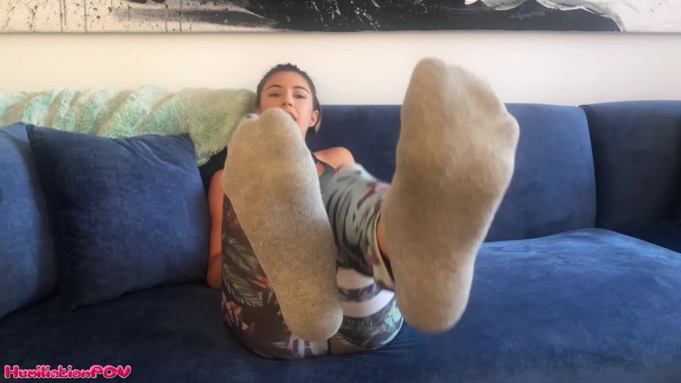 online porn video 32 HumiliationPOV - College Brat Sock Tease For Old Pervs - female - fetish porn hentai feet fetish