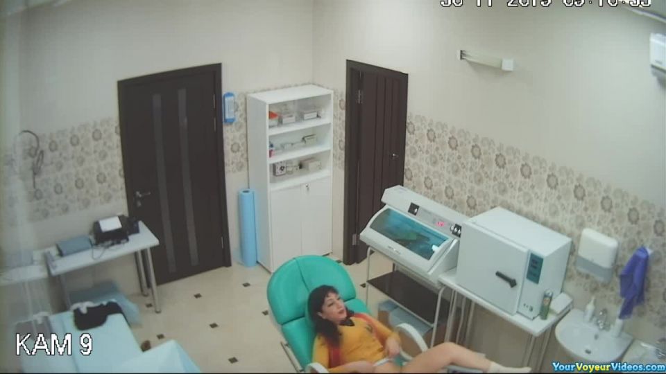 Gynecological inspection spy  video