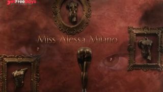 Miss Alessa Milano Sissy Bitch Blowjob StrapOn feed used Condoms Part 2